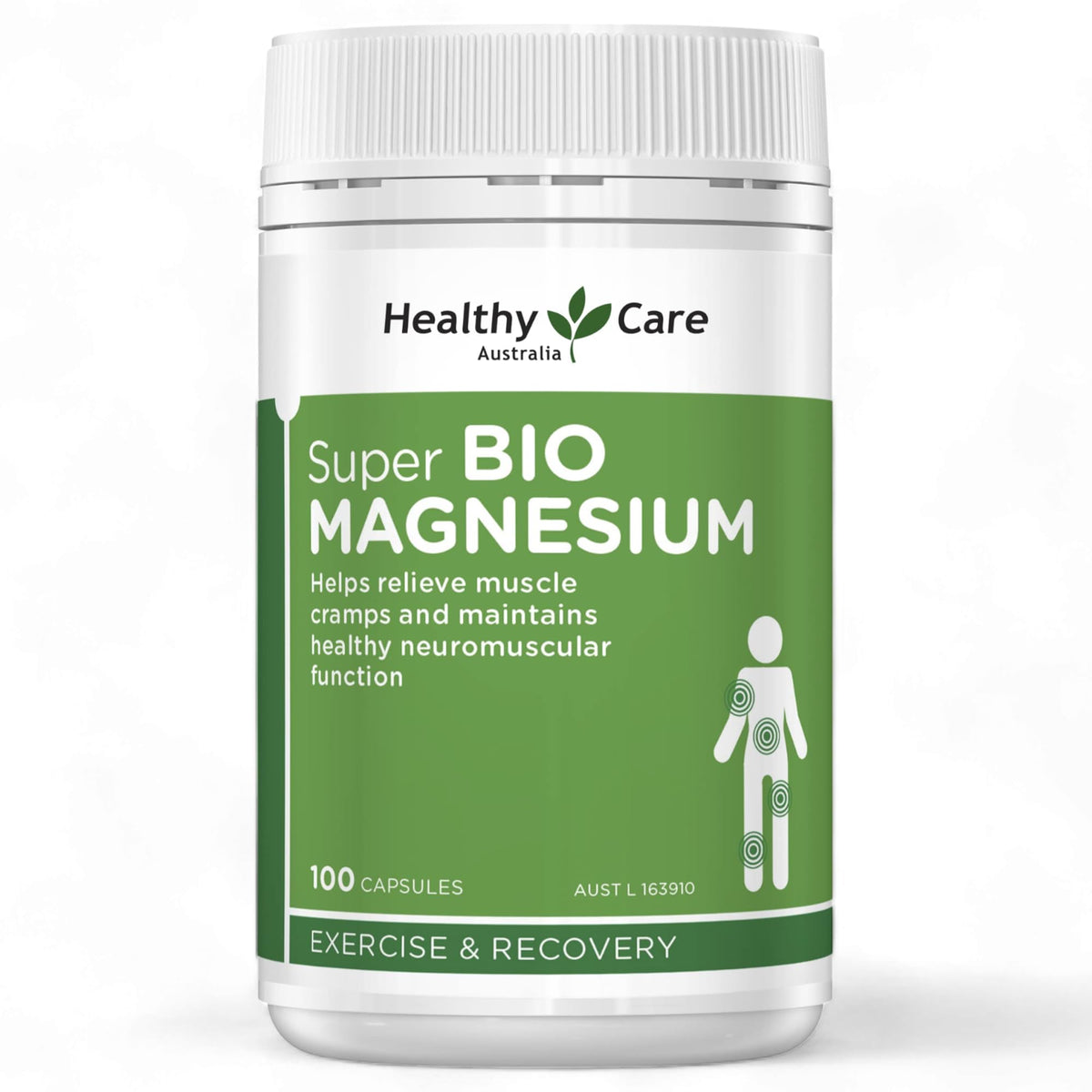 Healthy Care Super Bio Magnesium - 100 Capsules