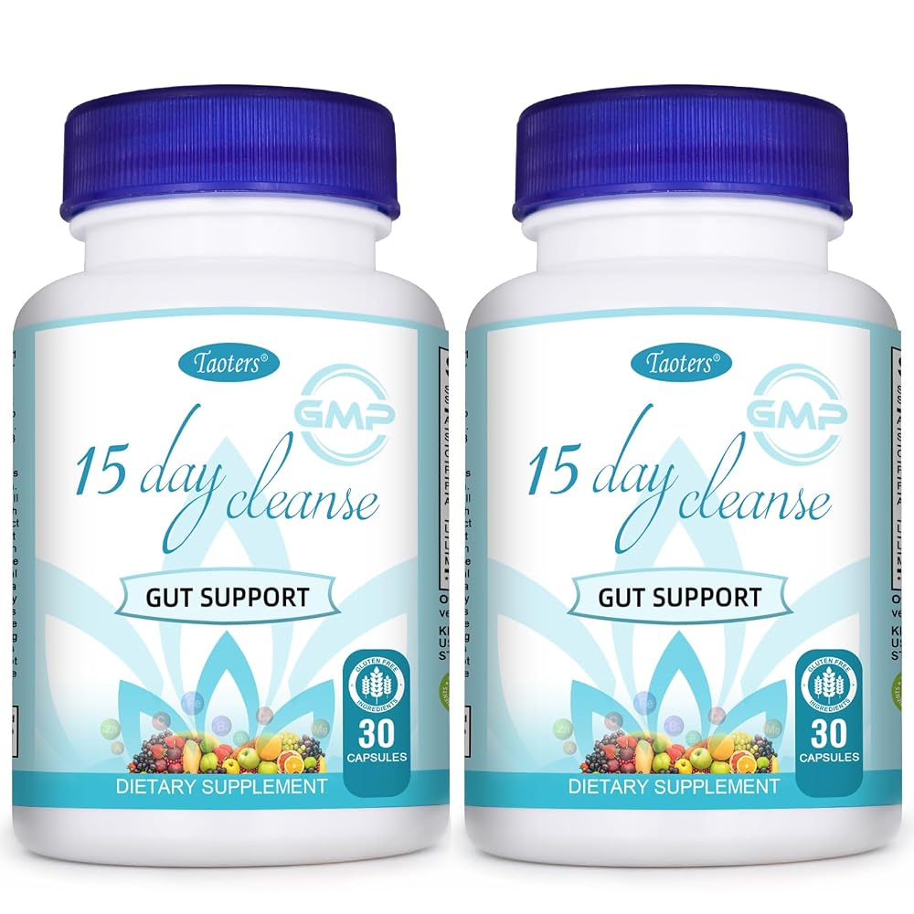 TAOTERS 15 Day Cleanse Gut Support 1 Pack