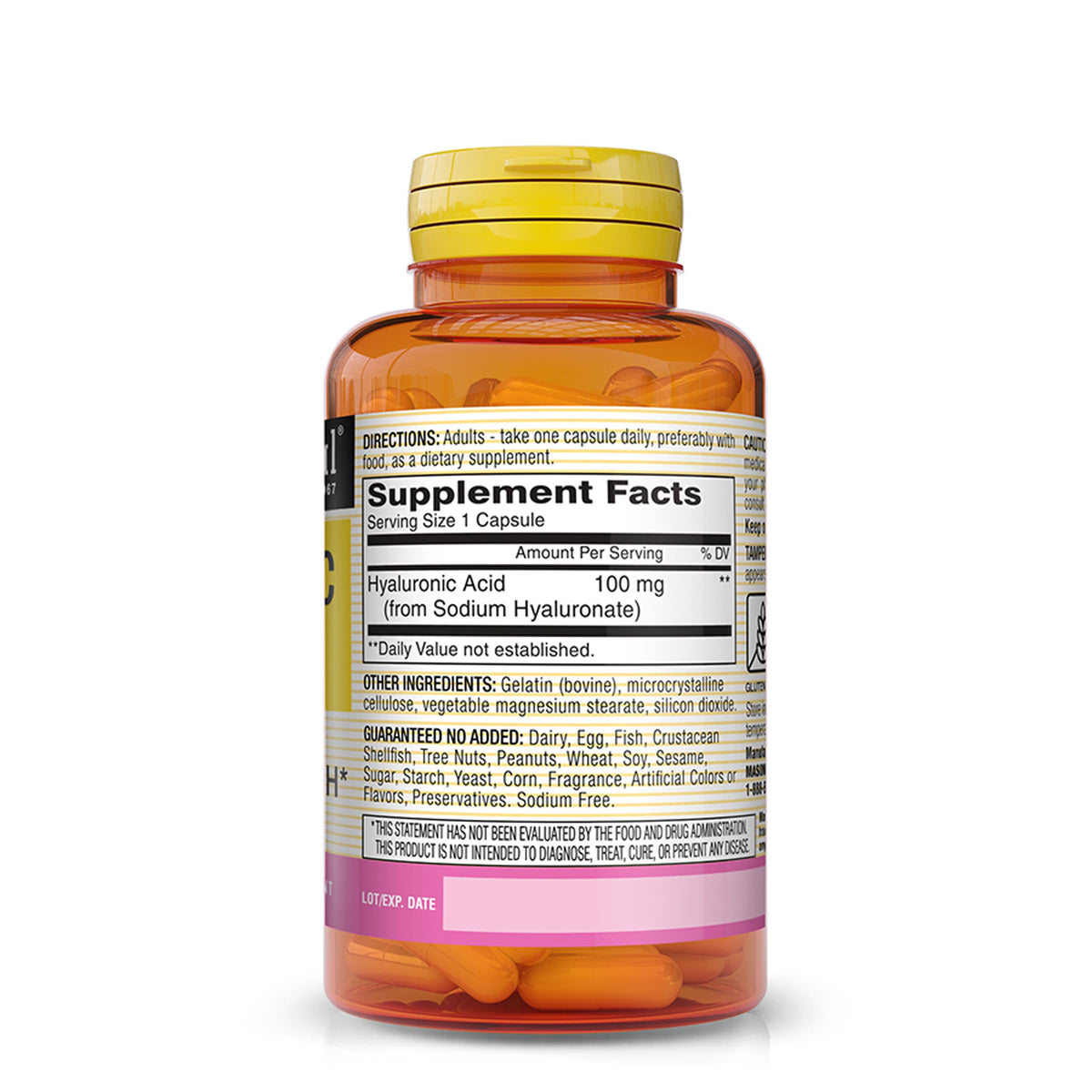 Mason Natural Hyaluronic Acid 100 mg Capsules - 30 Count - image 2