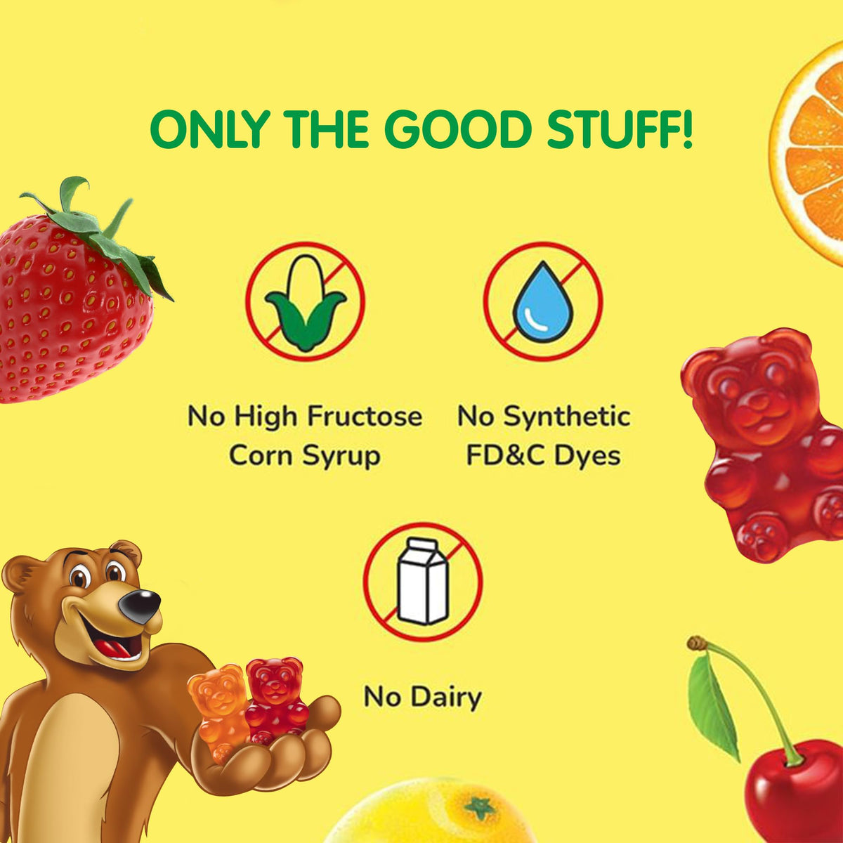 Lil Critters Kids Immune C Gummy with Zinc & Vitamin D3 - 190 Gummies - image 3