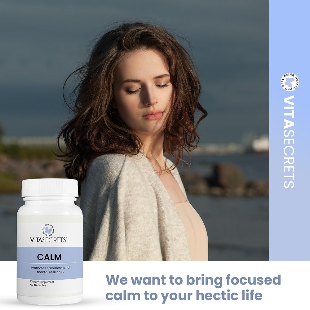 Vitasecrets Calm Stress Relief Supplement - 60 Capsules - image 6
