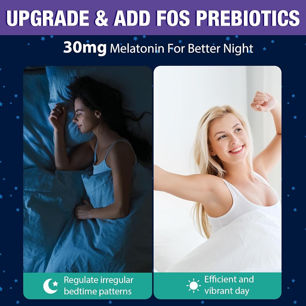 Gomhoreye Melatonin Gummies 30mg Sugar Free - 120 Count - image 5
