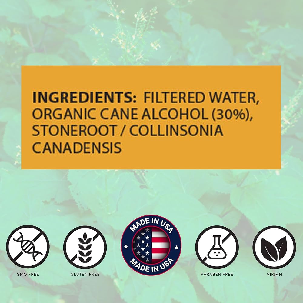 root + spring Stoneroot Concentrate with Dropper - Collinsonia