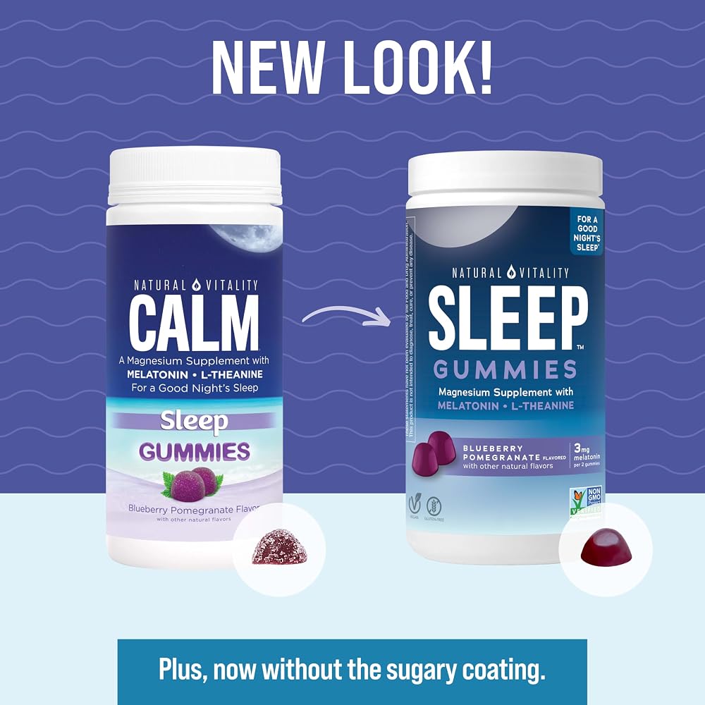 Natural Vitality CALM Sleep Gummies Magnesium Supplement - 60 Count - image 2