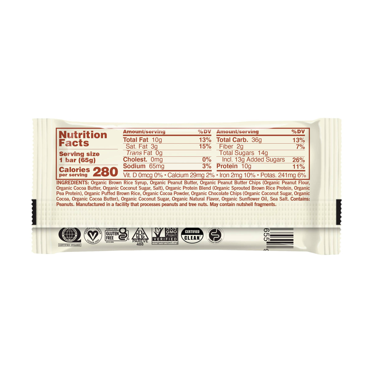 GoMacro Double Chocolate Peanut Butter Organic Bar - 1 Count - image 4