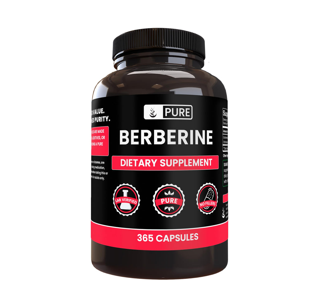 Pure Original Ingredients Berberine (730 Capsules) No Magnesium Or