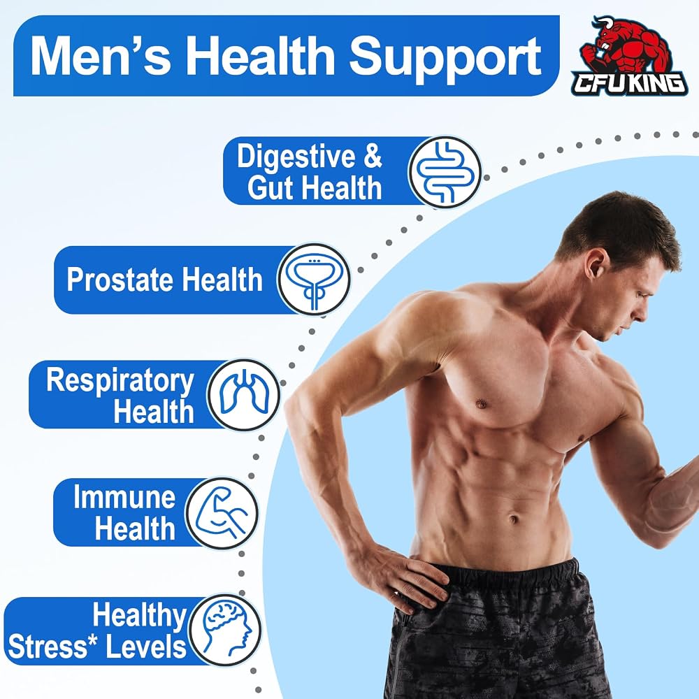 CFUKING Probiotics for Men 500 Billion CFUs 12 Strains - 120 Capsules - image 3