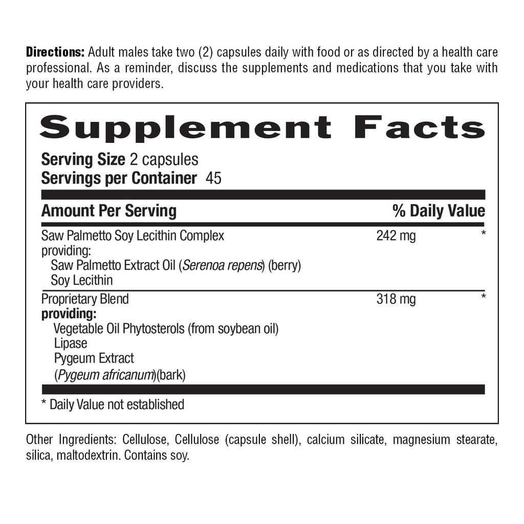 Country Life Saw Palmetto & Pygeum Extract - 90 Vegan Capsules - image 8