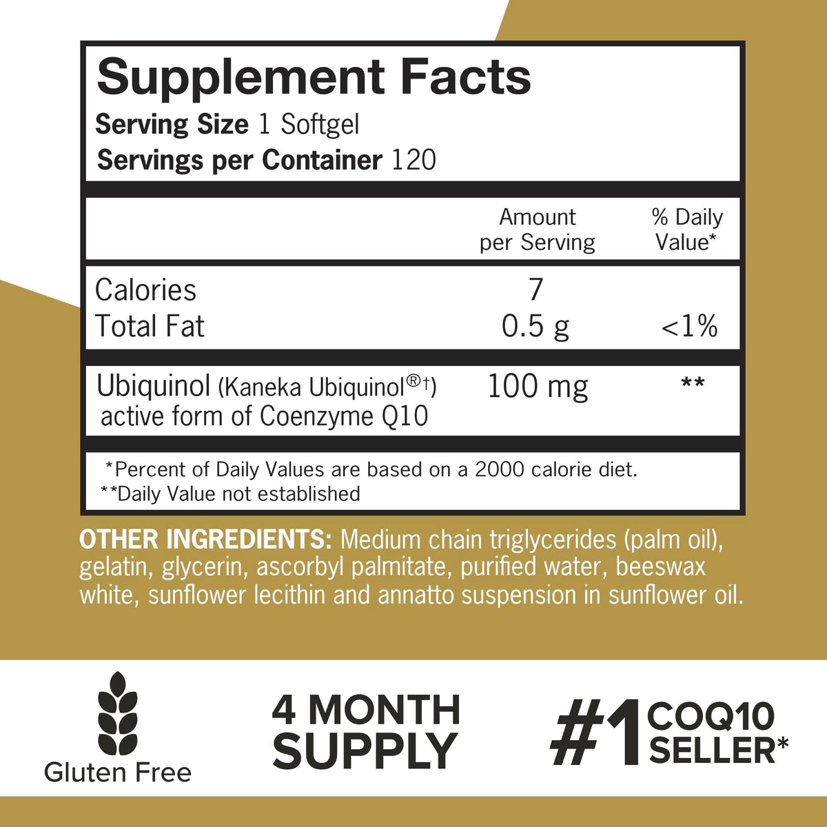 Qunol Ubiquinol 100mg Antioxidant for Heart Health - 120 Softgels - image 5