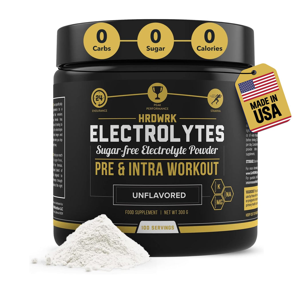 MMA Nutrition HRDWRK Electrolytes Powder with Magnesium