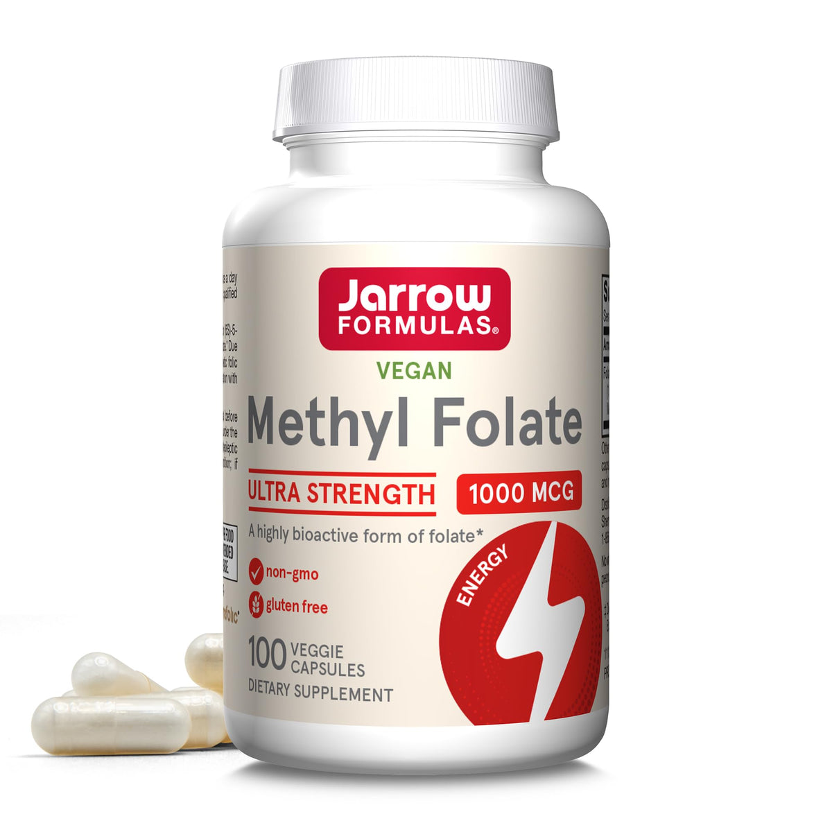 Jarrow Formulas Methyl Folate 1000 mcg - 100 Capsules