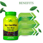 ALFA VITAMINS Soy Lecithin 1200 mg - 100 Softgels - image 3