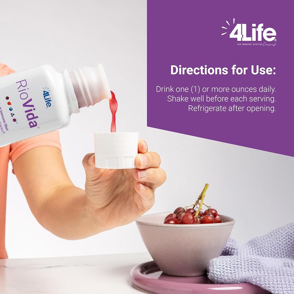 4Life Transfer Factor RioVida Superfruit Juice Immune Shot - 18 fl oz - image 5