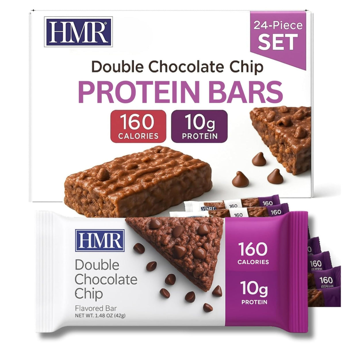 HMR Protein Bars, 24 Count