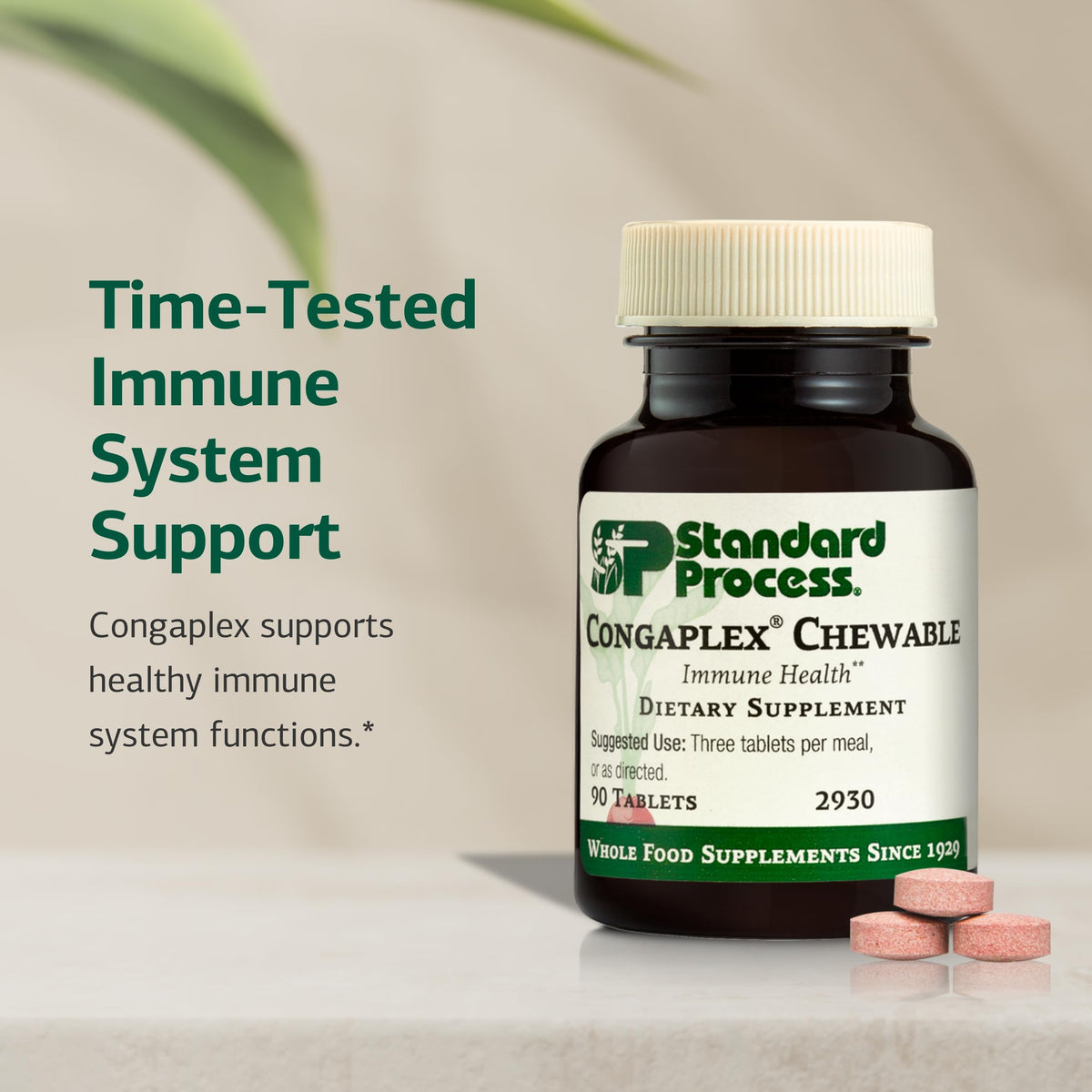 Standard Process Congaplex Chewable Immune Support - 90 Tablets - image 3