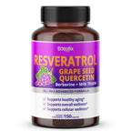 Sotalix Advanced Resveratrol 6-in-1 with Grape Seed & Quercetin - 150 Capsules
