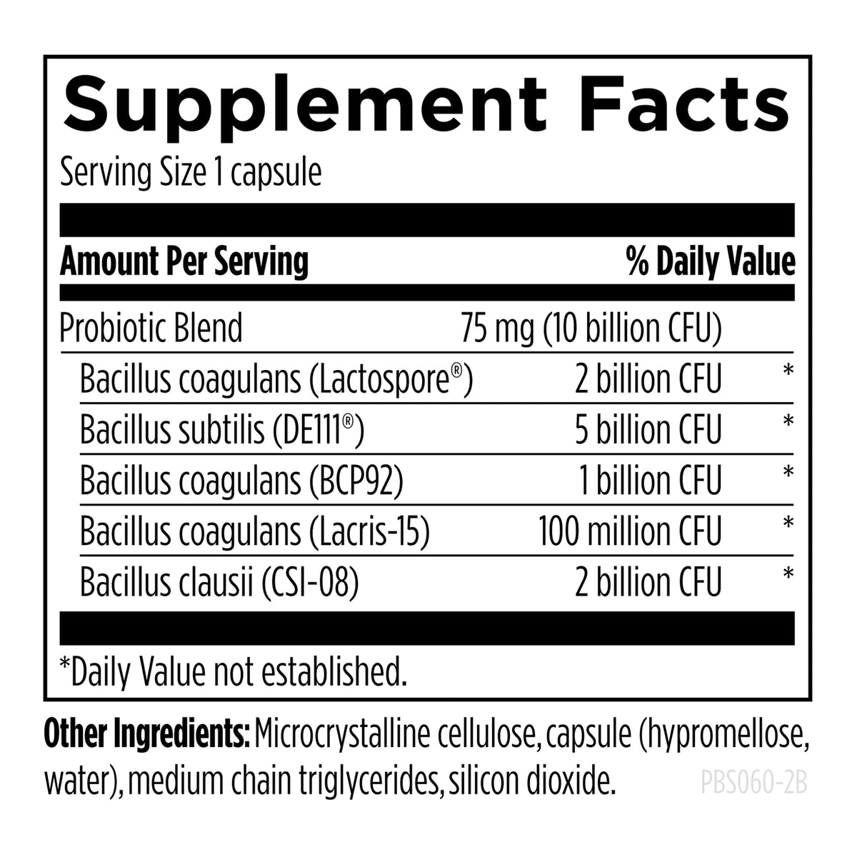 Designs for Health ProbioSpore Spore-Based Probiotic - 60 Capsules - image 3