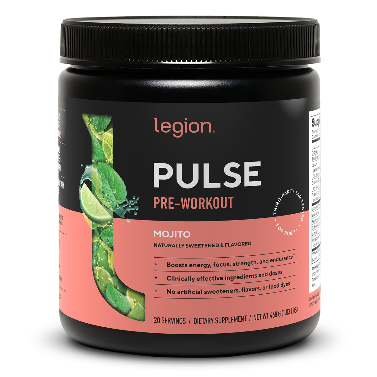 Legion av2024-LEGION-all Natural Nitric Oxide preworkout Drink