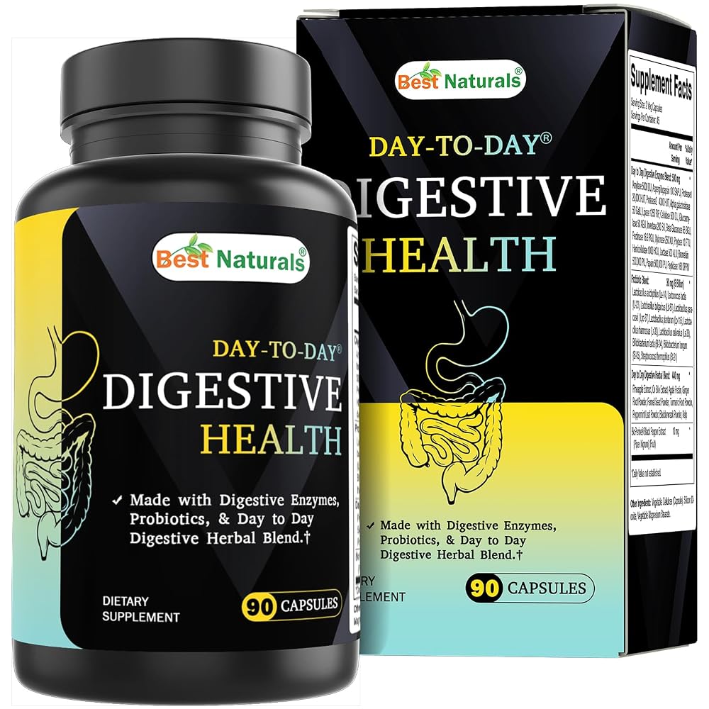 Best Naturals Day-to-Day Digestive Support - 90 Vegetarian Capsules
