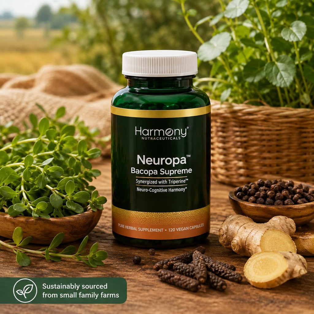 Harmony Nutraceuticals Neuropa Bacopa Supreme - 120 Vegan Capsules - image 6