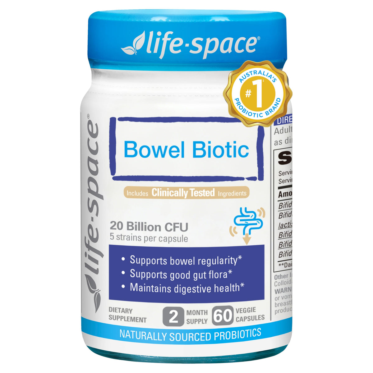 Life-Space Premium Broad Spectrum Probiotics + Probiotic for 60+