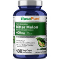 NusaPure Bitter Melon Extract 400mg - 180 Vegetarian Capsules