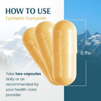 Vykee Nutrition Turmeric Curcumin with Ginger & Piperine - 120 Capsules - image 5