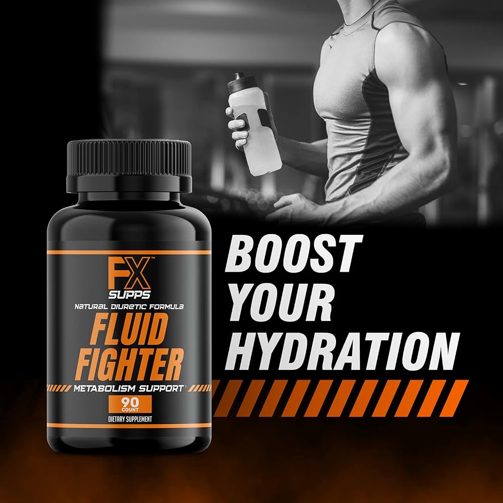 FXSUPPS Fluid Fighter Herbal Supplement with Potassium & B6 - 90 Capsules - image 3