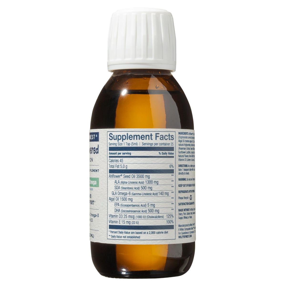 Wiley's Finest CatchFree Omega Vegan Algae Oil - 4.23 fl oz - image 2