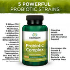 Swanson Probiotic Complex 4.2 Billion CFU - 240 Vegetarian Capsules - image 5