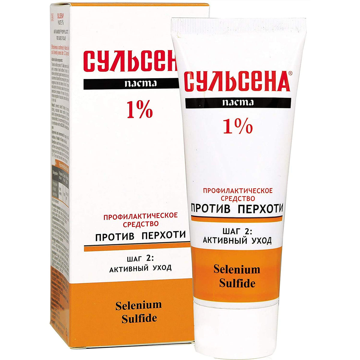 Sulsena Suls Paste 1% Anti-Dandruff Selenium Sulfide - 1.35 FL OZ