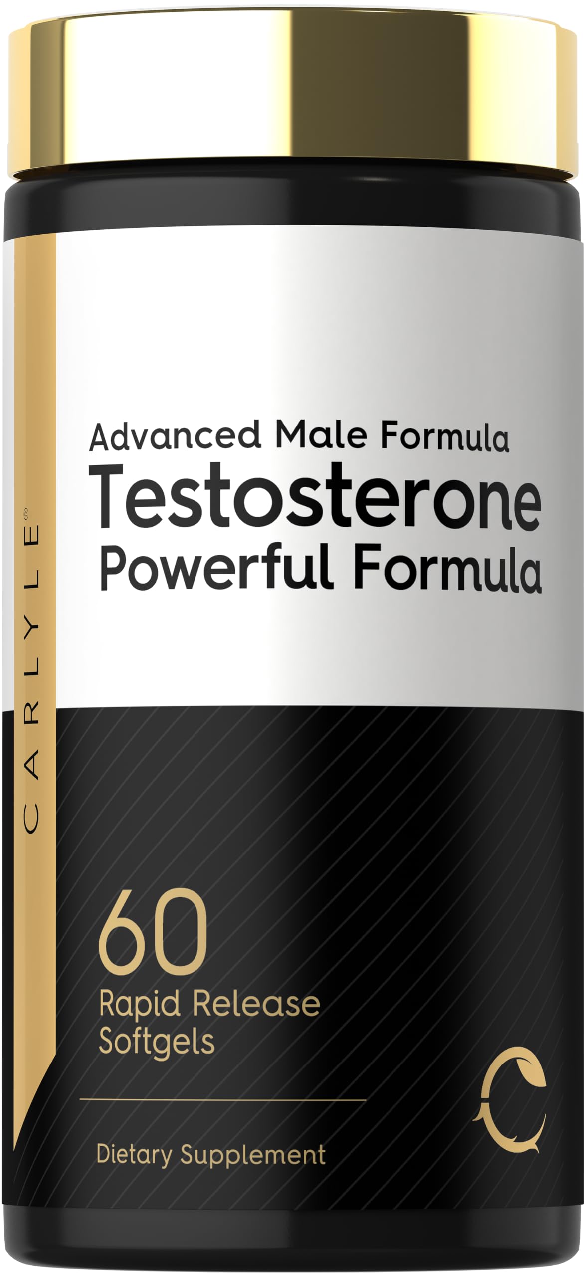 Carlyle Testosterone Supplement for Men - 60 Softgels