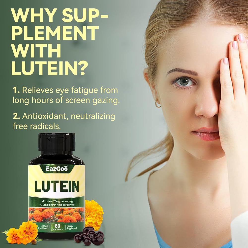 EAZGOO Lutein Supplements for Eyes