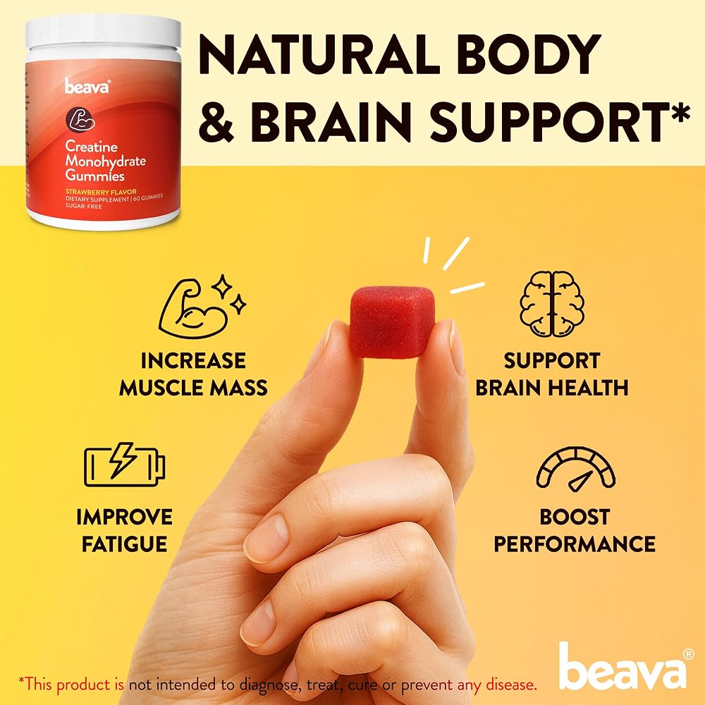 beava Creatine Monohydrate Gummies - 90 Count - image 5