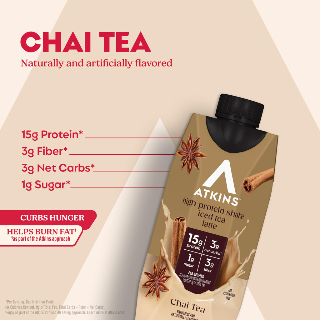Atkins Chai Tea Latte Protein Shake