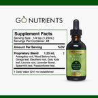 Go Nutrients Adrenal Edge Adrenal Support Liquid - 2 Fl Oz - image 3