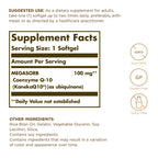 Solgar Megasorb CoQ-10 100mg - 30 Softgels - image 2