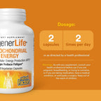 Natural Factors Mitochondrial Energy Formula - 120 Vegetarian Capsules - image 4