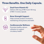 Dr’s Hope Dr's Hope Vitamin K2 MK4 & MK7 Bone Support - 90 Capsules - image 4