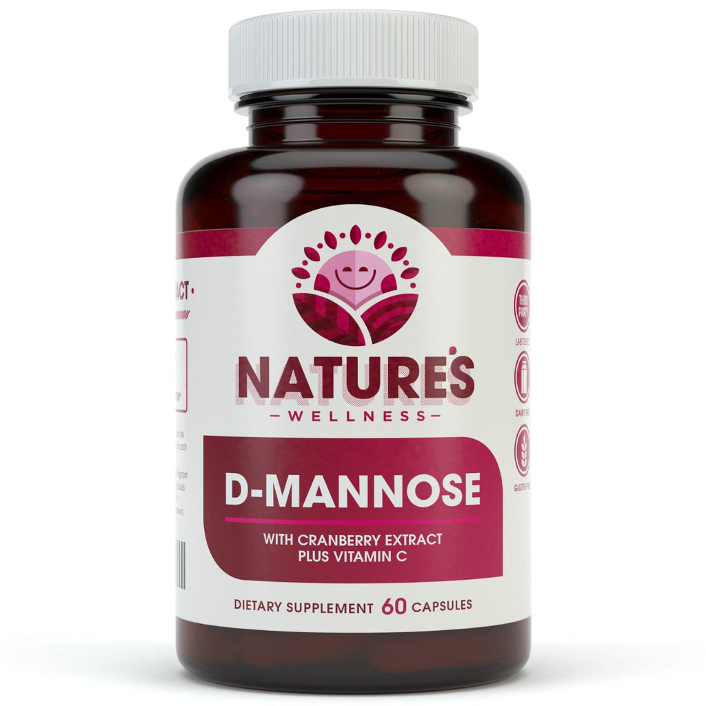 Natures Wellness D-Mannose with Cranberry Extract & Vitamin C