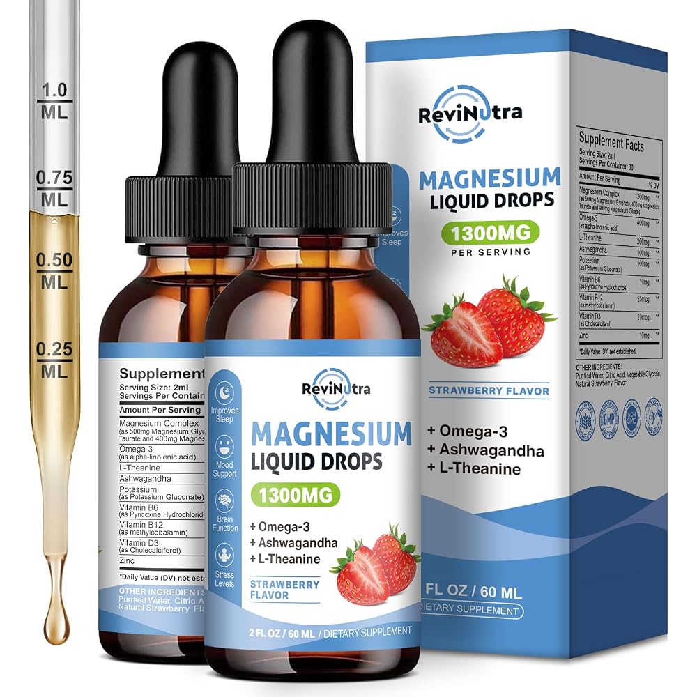 ReviNutra Magnesium Glycinate Liquid Drops