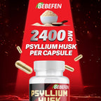 BEBEFEN Psyllium Husk Capsules 2400mg with Black Pepper - 60 Capsules - image 3