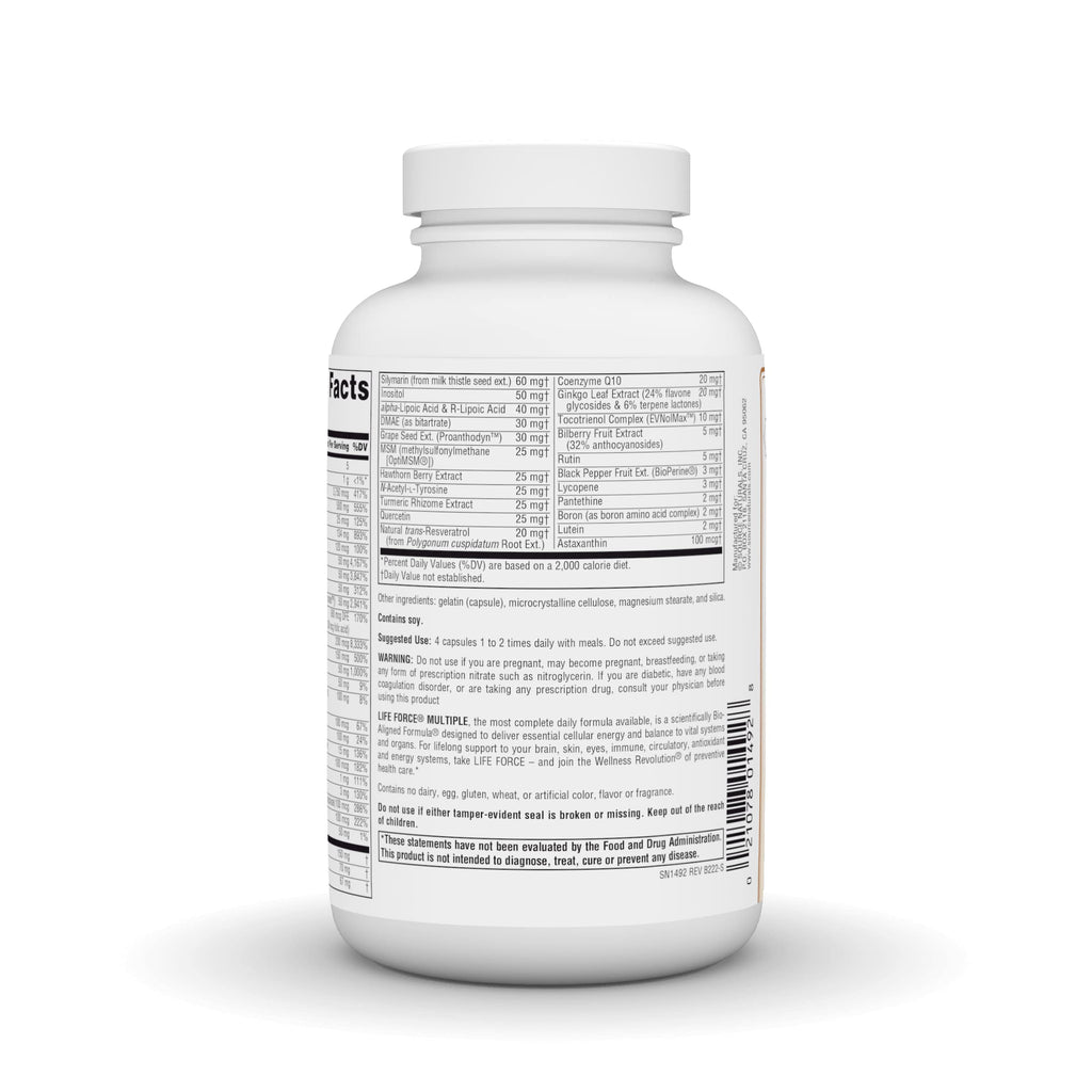 Source Naturals Life Force Multiple Iron Free Multivitamin - 180 Capsules - image 3