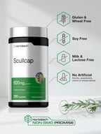 Horbäach Skullcap Herb Extract - 200 Capsules - image 5