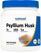 Nutricost Psyllium Husk Ground Powder - 1 Pound