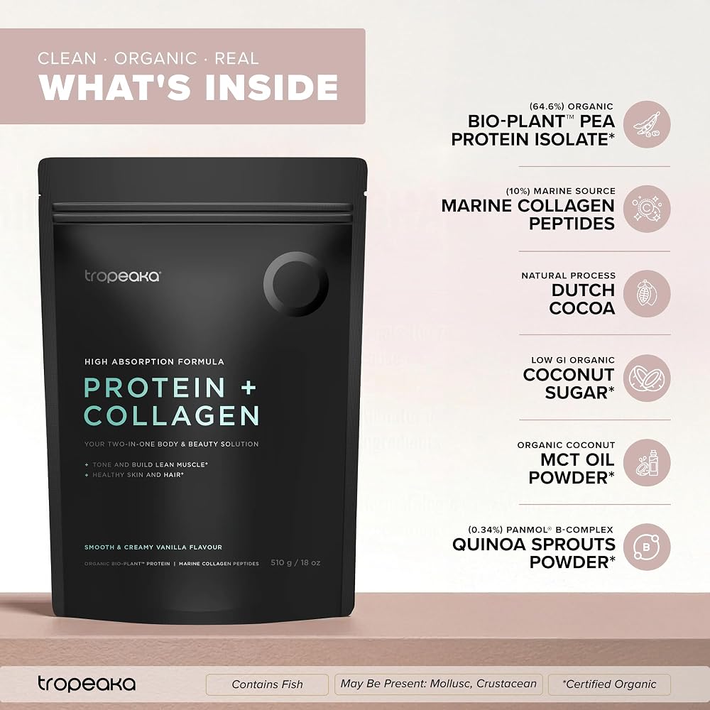 Tropeaka Protein + Collagen 18oz
