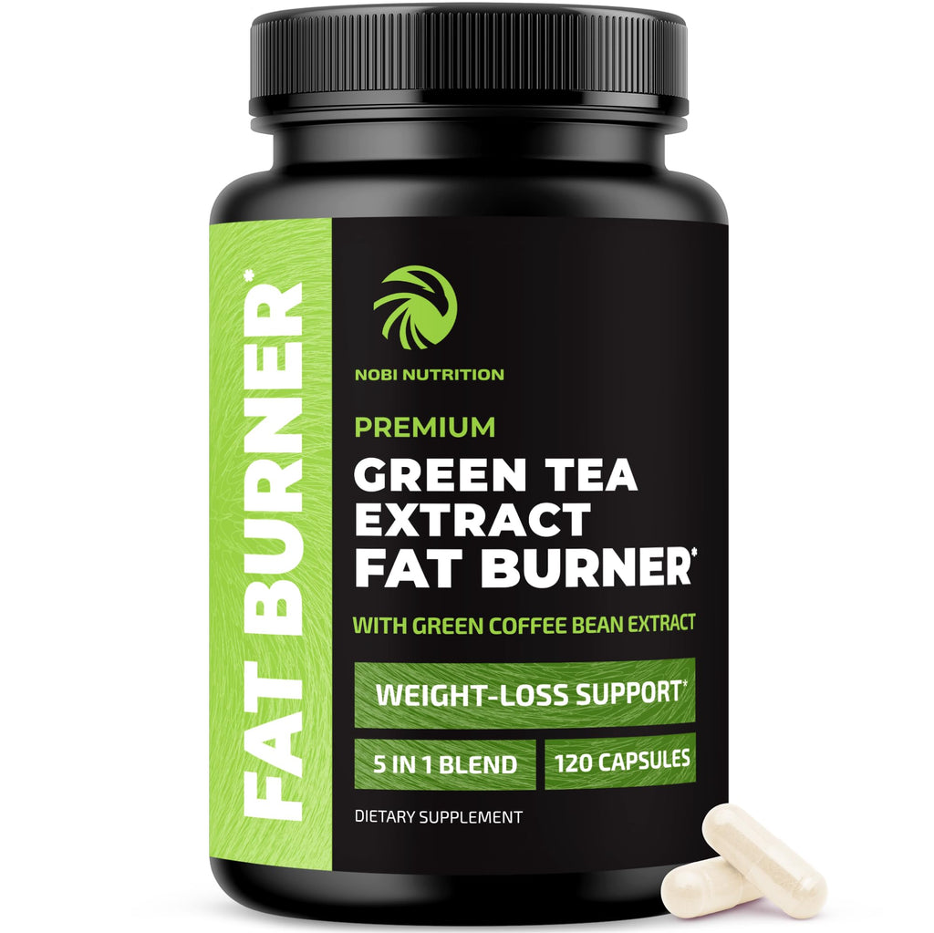 Nobi Nutrition Green Tea Extract Fat Burner - 120 Capsules