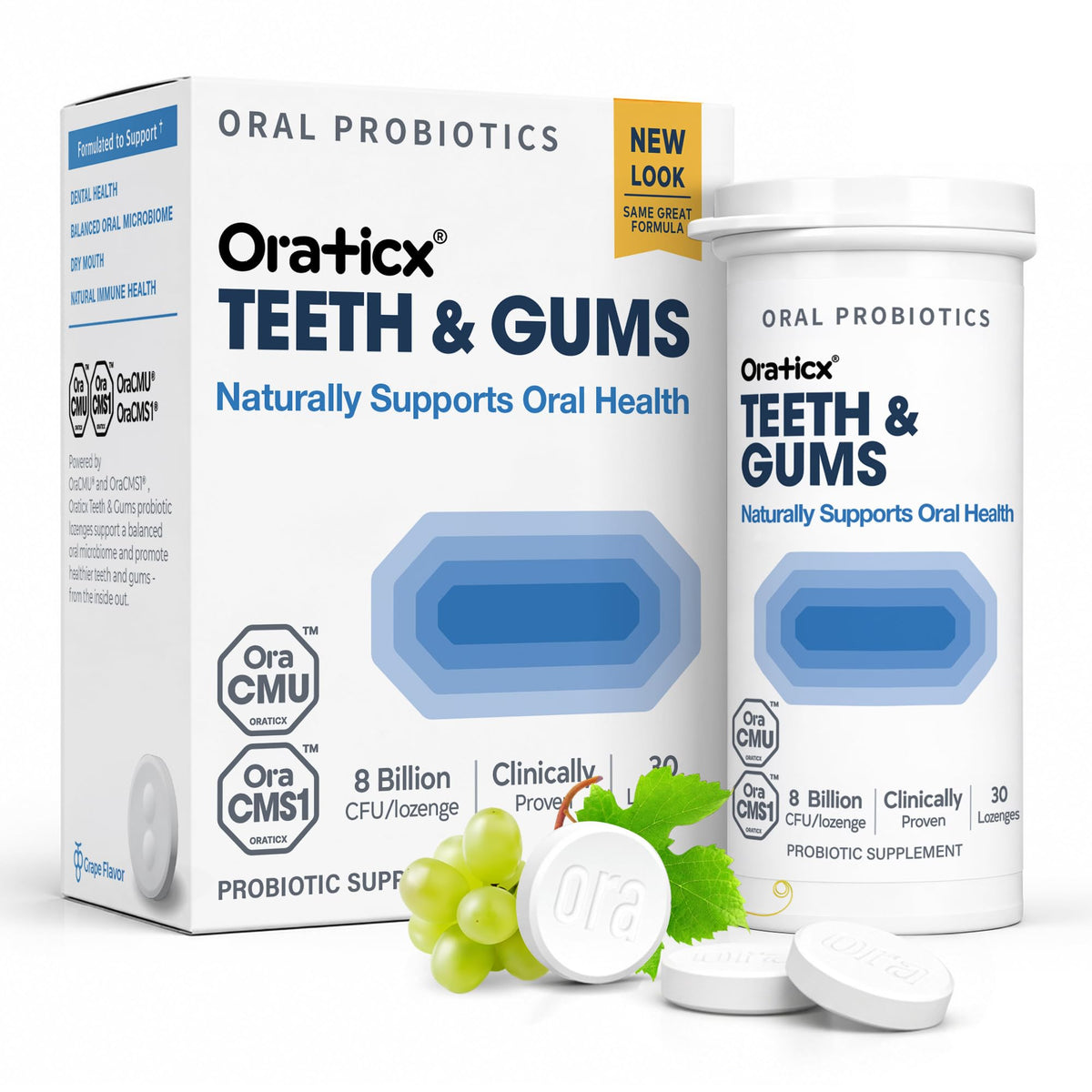 OraTicx Teeth & Gums Oral Probiotics Lozenge - 30 Count