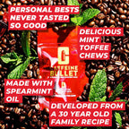 Caffeine Bullet Mint Energy Chews: 100mg Caffeine Kick