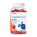 GNC Vitamin D-3 Gummies Peach & Berry - 120 Gummies